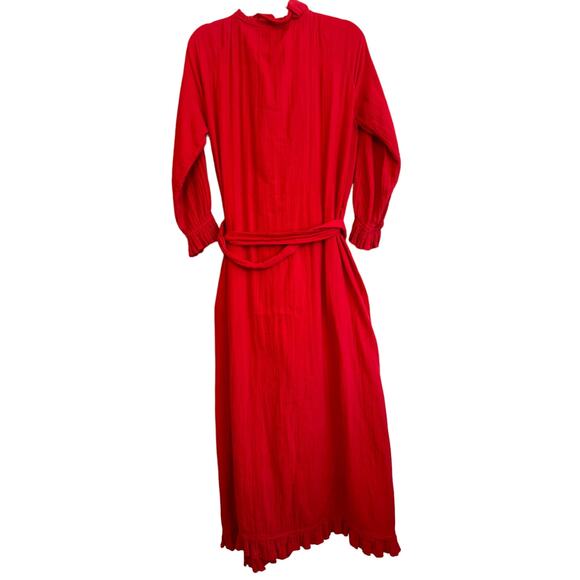 Rhode Resort Red Red Jagger Wrap Dress size L - Picture 13 of 13